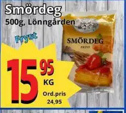 Supergrossen Smördeg erbjuda