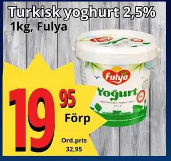 Supergrossen Turkisk yoghurt erbjuda