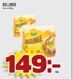 Supergrossen BILLINGE erbjuda