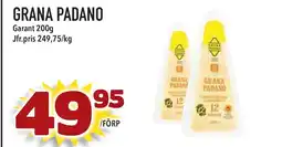 Supergrossen GRANA PADANO erbjuda