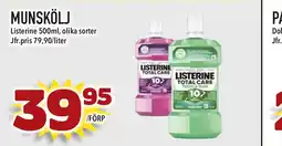 Supergrossen MUNSKÖLJ erbjuda
