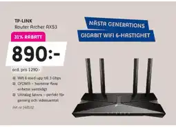 Elon TP-LINK Router Archer AX53 erbjuda