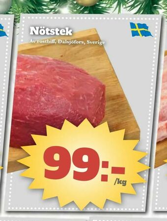 Bonum Matmarknad Nötstek erbjuda