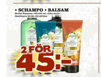 Bonum Matmarknad schampo • balsam erbjuda