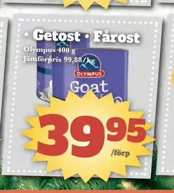 • Getost • Fårost