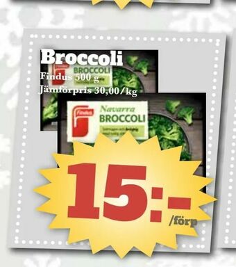 Bonum Matmarknad Broccoli erbjuda