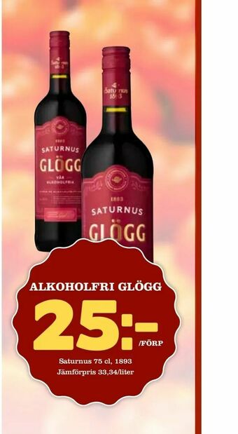 Bonum Matmarknad Alkoholfri glögg erbjuda