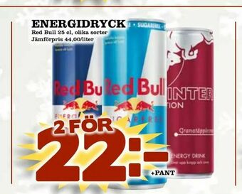 Bonum Matmarknad Energidryck erbjuda