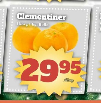 Bonum Matmarknad Clementiner erbjuda