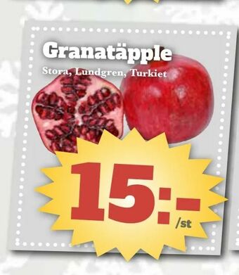 Bonum Matmarknad Granatäpple erbjuda