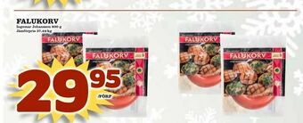 Bonum Matmarknad Falukorv erbjuda