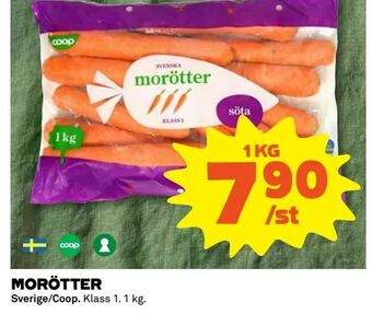 Coop Extra Morötter erbjuda