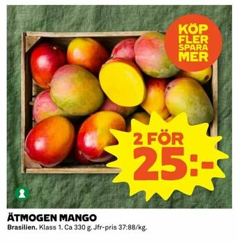 Coop Extra Ätmogen mango erbjuda