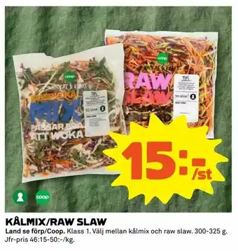 Kålmix/raw slaw
