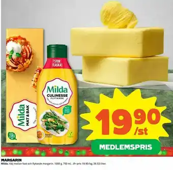 Coop Extra Margarin erbjuda