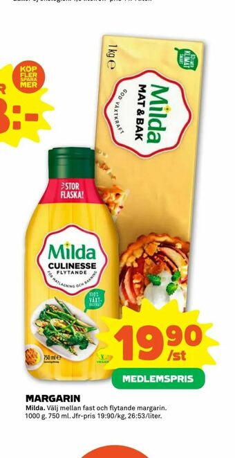 Coop Forum Margarin erbjuda