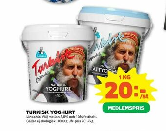 Coop Forum Turkisk yoghurt erbjuda