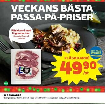 Coop Daglivs Fläskkarré erbjuda