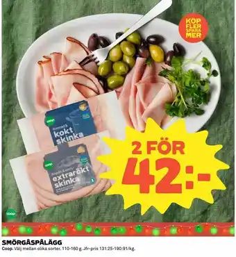 Coop Nära Smörgåspålägg erbjuda
