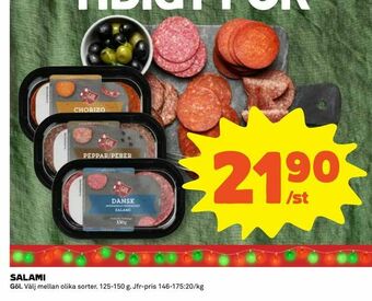 Coop Daglivs Salami erbjuda