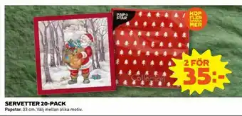 Servetter 20-pack