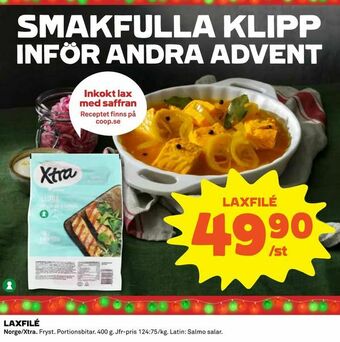 Coop Daglivs Laxfilé erbjuda