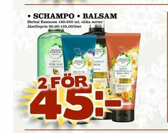 Din Mat schampo • balsam erbjuda