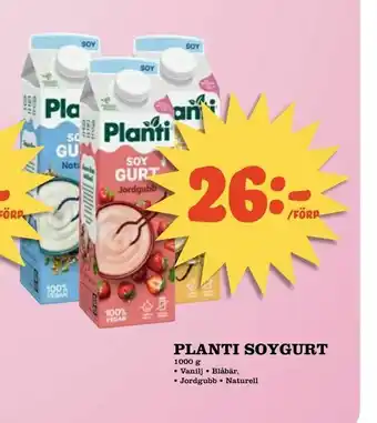Planti soygurt