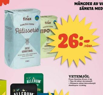 Din Mat Vetemjöl erbjuda
