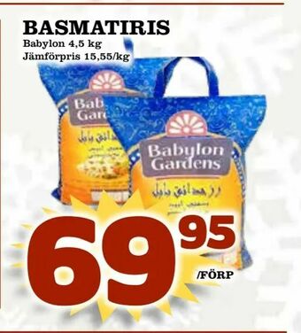Din Mat Basmatiris erbjuda