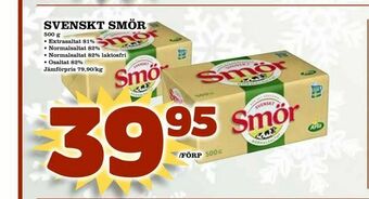 Din Mat Svenskt smör erbjuda