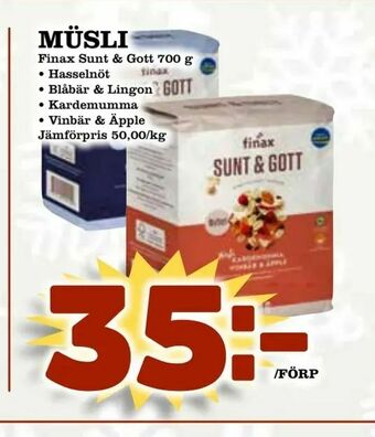 Din Mat Müsli erbjuda