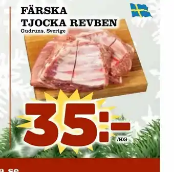 Din Mat Färska tjocka revben erbjuda