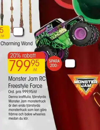 EKO Monster Jam RC Freestyle Force erbjuda