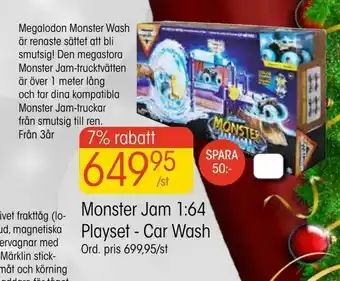 EKO Monster Jam 1,64 Playset - Car Wash erbjuda
