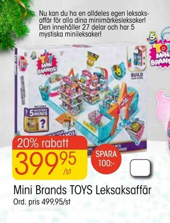 EKO Mini Brands TOYS Leksaksaffär erbjuda