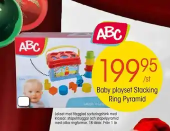 Baby playset Stacking Ring Pyramid