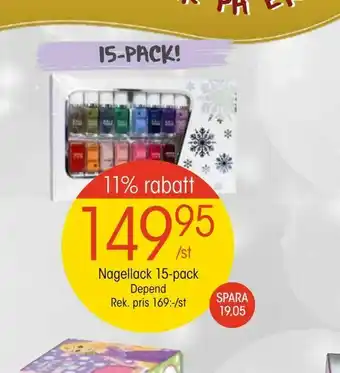 EKO Nagellack 15-pack erbjuda