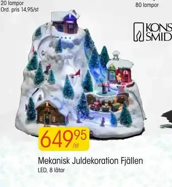 Mekanisk Juldekoration Fjällen