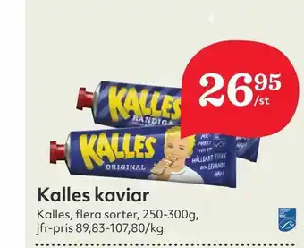 Hemköp Kalles kaviar erbjuda