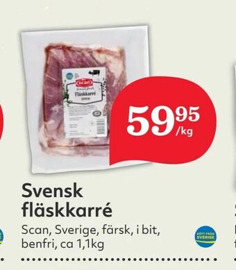 Hemköp Svensk fläskkarré erbjuda