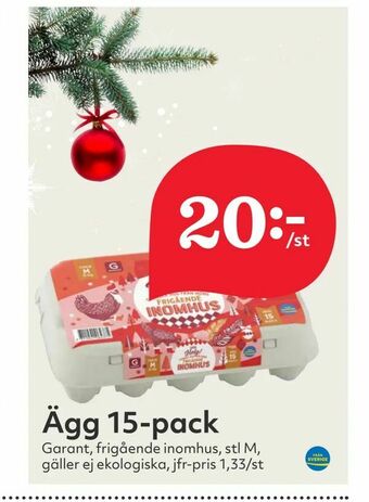 Hemköp Ägg 15-pack erbjuda