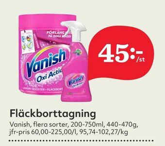 Hemköp Fläckborttagning erbjuda