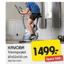 Jula KAYOBA Träningscykel erbjuda