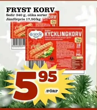 Matboden Ektorp Fryst korv erbjuda