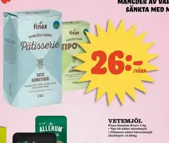 Vetemjöl