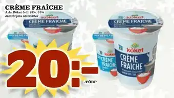Matboden Ektorp Crème fraîche erbjuda