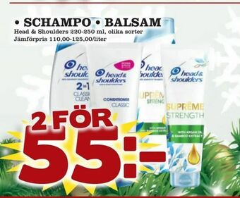 minmatbutik schampo • balsam erbjuda