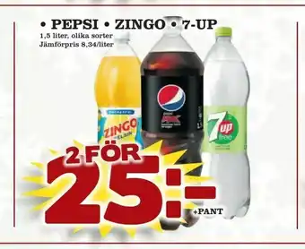pepsi • zingo • 7-up