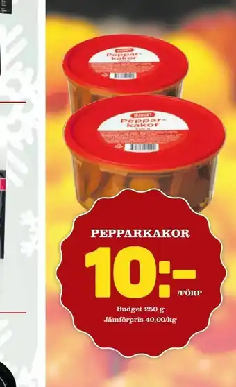 minmatbutik Pepparkakor erbjuda